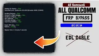 Finally🔥Without ANY EDL Cable, All SAMSUNG Qualcomm FRP BYPASS Android 12/13/14 New Security 2024.