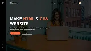 How To Make Website With HTML And CSS Step By Step Tutorial | Web Design In HTML & CSS