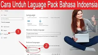 cara download language pack bahasa indonesia windows 10