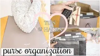 PURSE ORGANIZATION IDEAS 2018 | HOW TO GET ORGANIZED! | ORGANIZE WITH ME