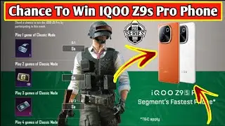Win IQOO Z9s Pro Phone In BGMI | Growing Pack New Event In BGMI