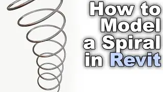 Spiral in Revit Tutorial - Massing in Revit Tutorial