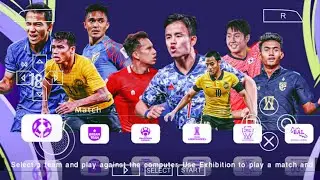 eFOOTBALL PES 2024 PPSSPP Asia Update Transfers 2024 New Kits AFC Asian Cup Qatar 2024 Best Graphics