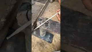 Bucket new pin lock plate welding for old method with welding #shorts #welding