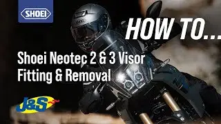 Shoei Neotec 3 Visor removal