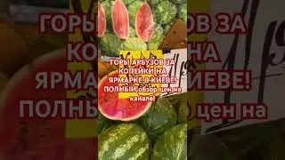 🍉😊 МНОГО АРБУЗОВ НА ЯРМАРКЕ В КИЕВЕ! #украина #київ #киев #україна #еда #обзор #украинавойна