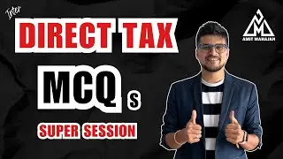 Direct Tax MCQs (ENGLISH) | September 2024 | CA Inter | CA Amit Mahajan