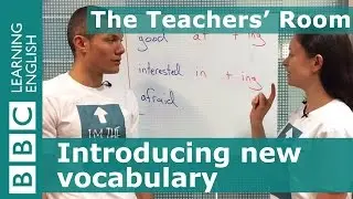 The Teachers Room: Introducing new vocabulary