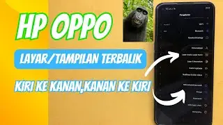 HP OPPO LAYAR TAMPILAN TERBALIK KIRI KE KANAN,KANAN KE KIRI‼️