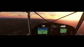 Microsoft Flight Simulator 2020 evening flight - 6800xt