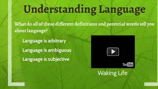 Chapter 5 Language