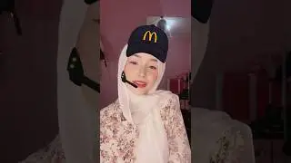 Bule barbie di mcdonalds pake jilbab🤣🥰