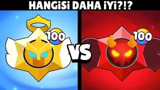 100 MELEK STARR HEDİYESİ vs 100 ŞEYTAN STARR HEDİYESİ🔥 HANGİSİ İYİ? Brawl Stars
