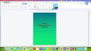 How to Change Background Color in WPS Office