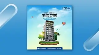 Social media post design Real Estate Business creative  | Photoshop Tutorial