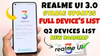 Realme UI 3.0 Stable Updates Full Device List | realme UI 3.0 