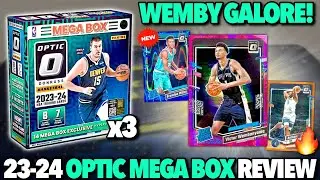 ITS RAINING WEMBYS (NEW PRIZMS)! 🥵🔥 2023-24 Panini Donruss Optic Basketball Retail Mega Box Review