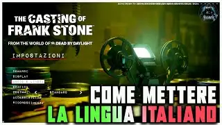 COME METTERE LA LINGUA ITALIANO SU THE CASTING OF FRANK STONE | VIDEO A SCOPO ILLUSTRATIVO #guide