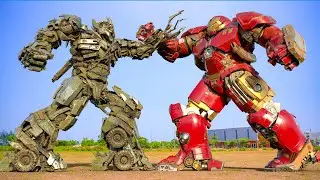 Transformers The Last Knight - Iron Man vs Megatron Final Fight | Paramount Pictures [HD]