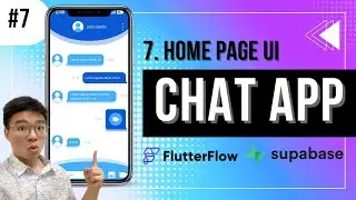 NoCode Chat App with FlutterFlow and Supabase (Part 7)