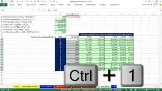 Basic Excel Business Analytics #06: 2 Variable Data Table For What-If Analysis