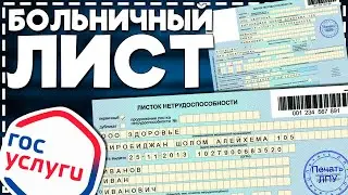 Как в Госуслугах посмотреть Больничный Лист 2024