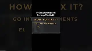 BEST Fix for Loading Family Loads Map again (Sims 4) 