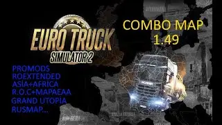 ETS2-1.49 BİG COMBO MAP NEW-DETAYLI ANLATIM VE HARİTA LİNKLERİ 👇