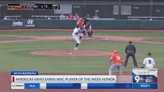 Americas grad Armani Raygoza named WAC Baseball Player of the Week