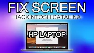 How to fix MacOS Catalina screen resolution on HP laptop