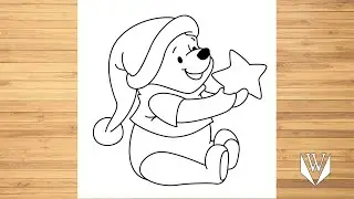 Как нарисовать Винни-Пух шаг за шагом, Easy Draw | Скачать бесплатно раскраски