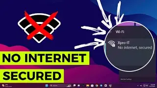 Fix Wi-Fi No Internet Secured || Fix connected But No internet access Error in Windows 11&10