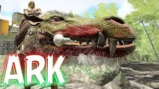 ARK: Survival Evolved Крафт ТОПОВОГО СЕДЛА НА РЕКСА ! Как качать Динозавров в АРКЕ ! #42