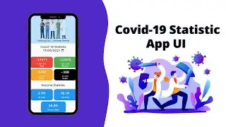 Flutter Covid-19 Tracker App UI Design Tutorial