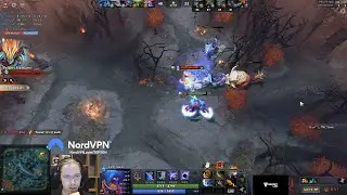 Topson watches 6-slotted AM get solo killed by dark seer