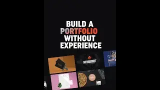 How to build your graphic design PORTFOLIO without experience