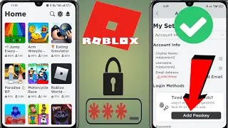 How To Fix Passkey Option Not Showing in Roblox | Roblox New Feature (Update) || 2024