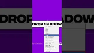 Try this Easy Drop Shadow in Photoshop !!