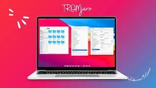 TROMjaro | Replicate macOS & More Layout | Gestures | RGB Lights Tweak | Custom Made Icons For Apps