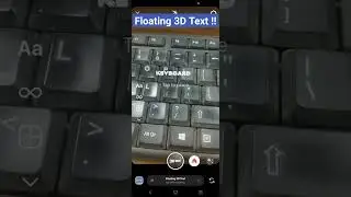 Floating 3D Text on Instagram!!