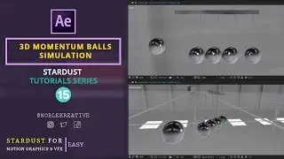 3D Momentum Balls Simulation in After Effects