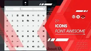 27: Free Icons from Font Awesome. 🔹 WordPress Starter Course 2023