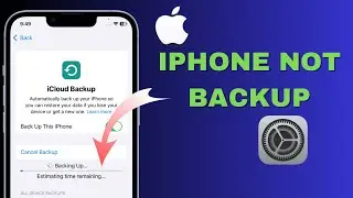 iPhone Not Backup (Latest Method 2024)