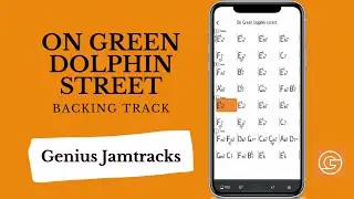 On Green Dolphin Street Play along Eb - Backing Track [Genius Jamtracks iOS]