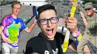 YOUTUBER FIGHT CAUGHT ON CAMERA!! - 1000FT ZIPLINE LIVE & ZOMBIES IN REAL LIFE (COD XP 2016 VLOG)