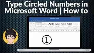 How to Type Circled Numbers in Word | Type Circled Numbers in Word | Circled Numbers in word |