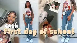 GRWM ☆ for the first day of school *sophomore year* +mini vlog