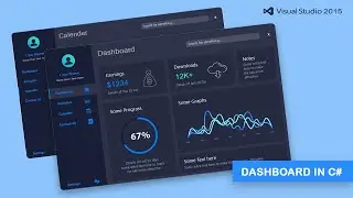 How to Create a Modern Flat UI Design Dashboard in C# (Part 2)