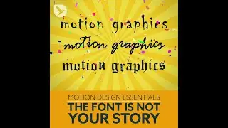 Motion Design Essentials 4: Choosing Fonts