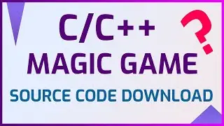 C Programming Game | C Programming Magic Number Game Tutorial | Source Code Free Download 🔥🔥